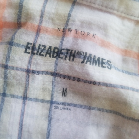 Elizabeth and James plaid shirt - Picture 3 of 3